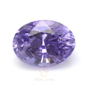 1.12 Ct Oval Purple Sapphire Sri Lanka Ceylon Medium Purple No Heat