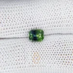 1.17 carat emerald cut bi color sapphire blue green Madagascar natural gemstone