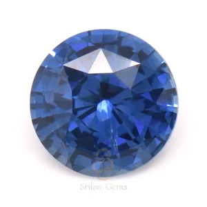 ceylon-blue-sapphire-1-00ct-Round-srilon-gems 1.00 Ct. Blue Sapphire from Sri Lanka (Ceylon)